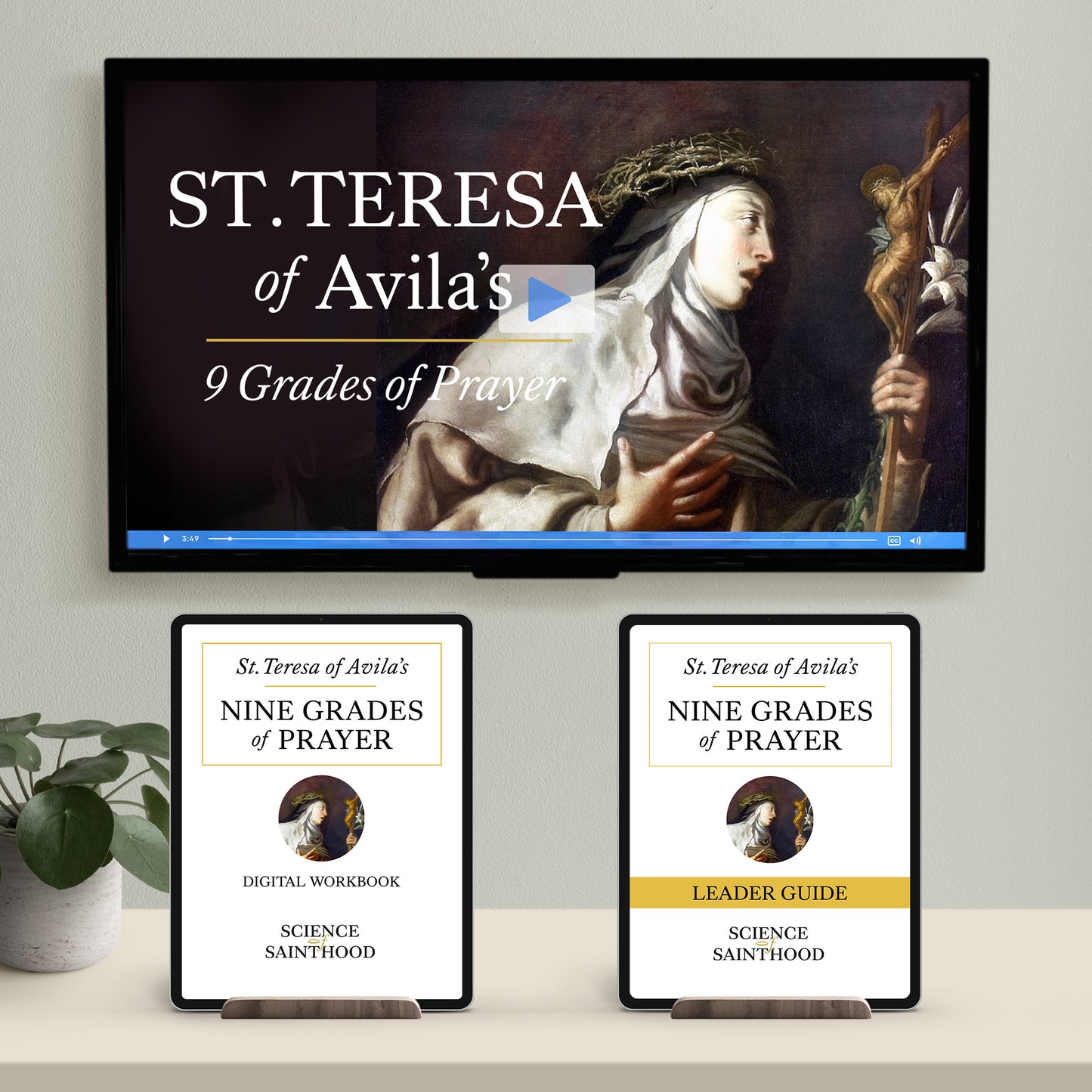 GROUP STARTER PACK - St. Teresa of Avila's 9 Grades of Prayer (Digital Workbook)