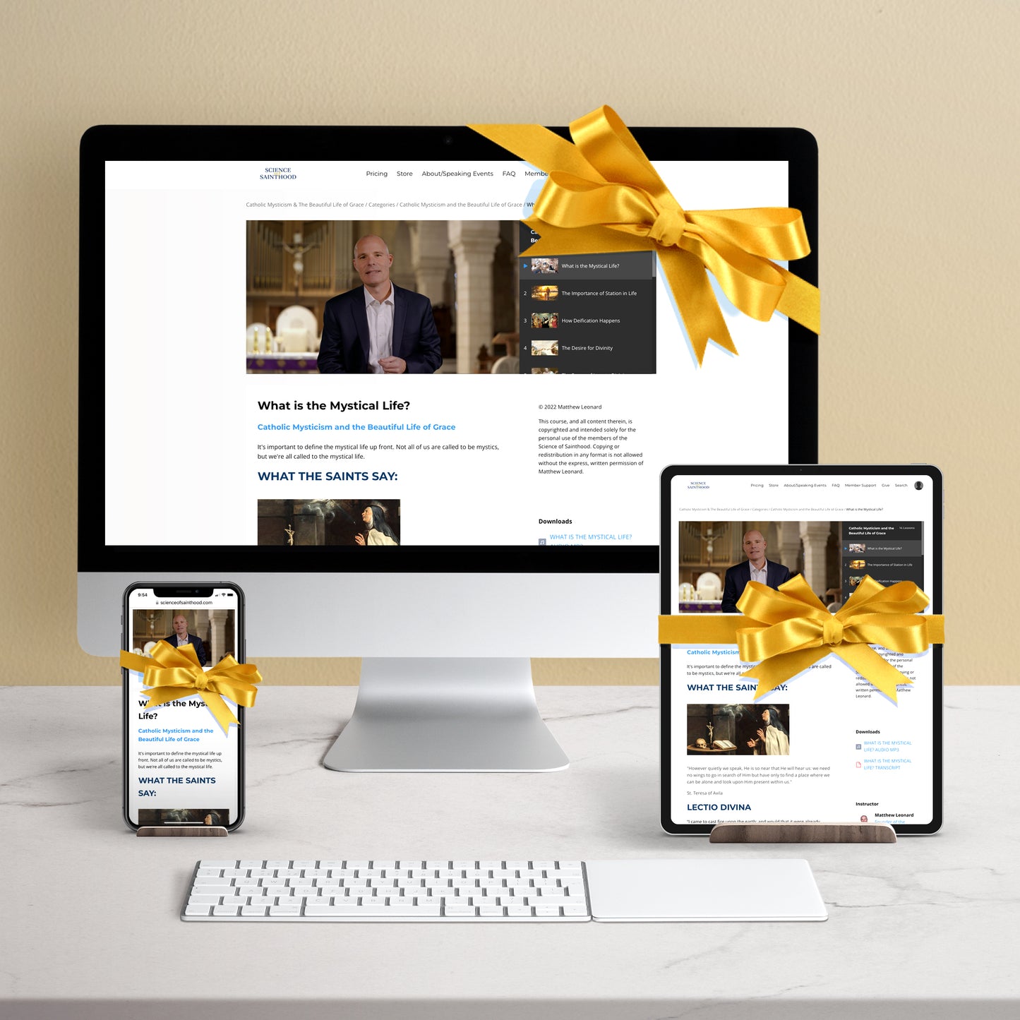 ANNUAL Science of Sainthood Gift Subscription (INCLUDES SPECIAL BONUS CONTENT)
