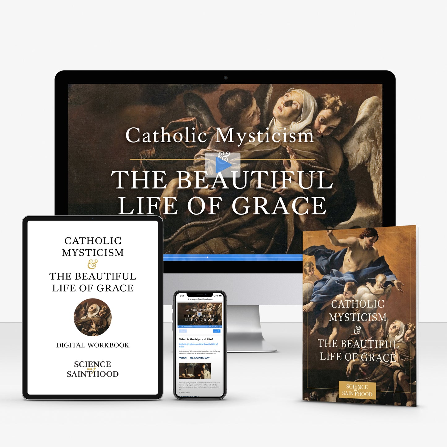 Personal Study Kit with Print & Digital Workbook: Catholic Mysticism & The Beautiful Life of Grace