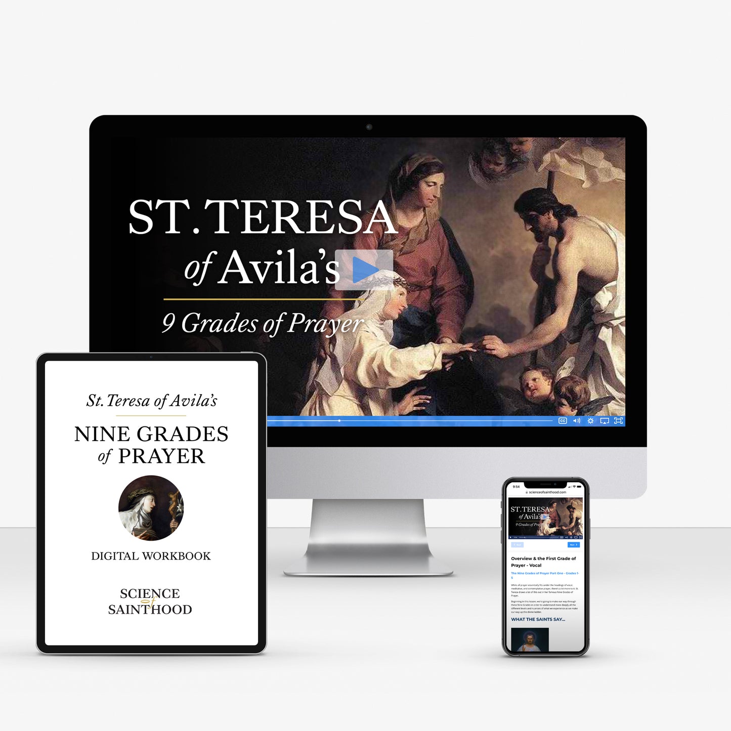 Personal Study Kit (Digital Workbook Only): St. Teresa of Avila's Nine Grades of Prayer