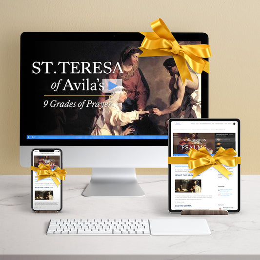 GIFT - PERSONAL STUDY KIT WITH DIGITAL WORKBOOK - St. Teresa of Avila's Nine Grades of Prayer
