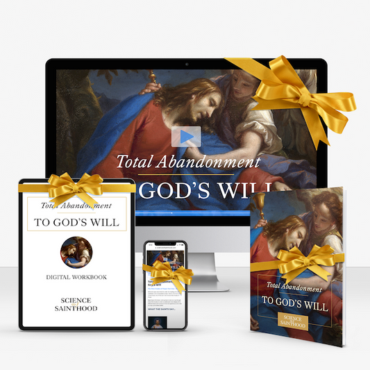 GIFT - PERSONAL STUDY KIT WITH PRINT & DIGITAL WORKBOOK - Total Abandonment to God's Will